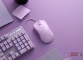 FPS类大手鼠标，雷柏V28S幻彩RGB电竞游戏鼠标清冽紫上市