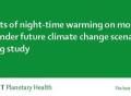 作者解读｜未来气候变暖将增加热夜的疾病负担