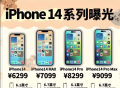 起售价全线上涨！苹果iPhone 14全系规格售价曝光