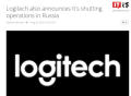 罗技宣布关闭在俄罗斯的所有业务