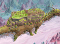 生存建造游戏《漂泊牧歌》上线 Steam，在巨兽背上种田