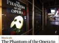 百老汇史上最长演出时间的音乐剧《歌剧魅影》宣布停演35周年