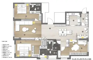 东太湖附近的大平层，构建一个简洁、舒适的现代家居