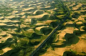 中国第一个将消失的沙漠：面积比海南岛还大，80％沙漠已变成绿洲