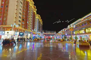 实拍“西藏第三大城市”昌都夜景，看看这座“高原小重庆”有多美