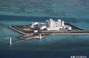 细微处看南沙东门岛，除了高楼大厦外，已开始形成完整的岛礁生态